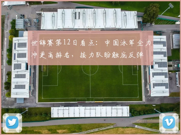 世锦赛第12日看点：中国泳军全力冲更高排名，接力队盼触底反弹